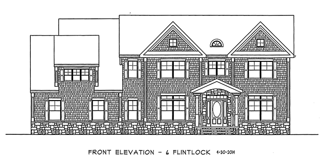 Elevation of 6 Flintlock Road, Montvale, NJ